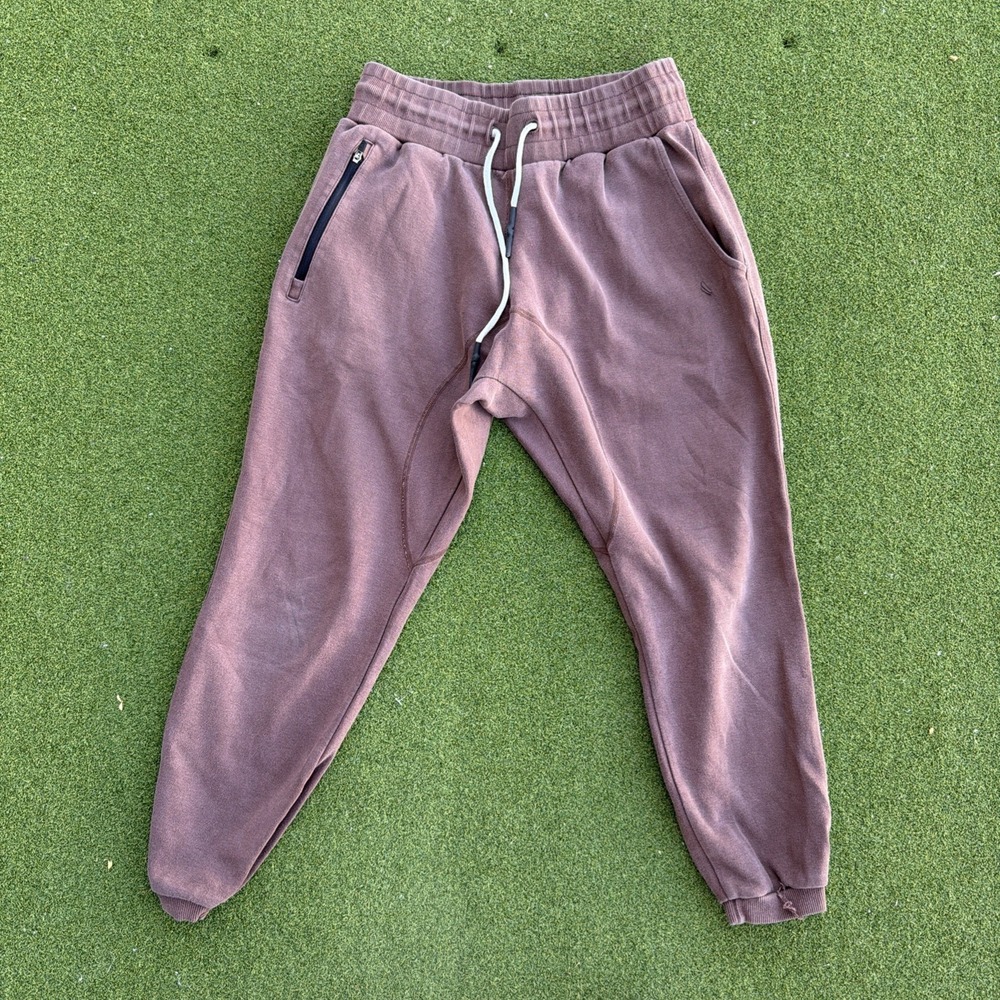 ASRV Joggers Mens Medium Burgundy Maroon Athletic Sweatpants DSG-0132